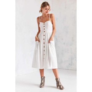 Cooperative Emilia Linen Button Down Dress